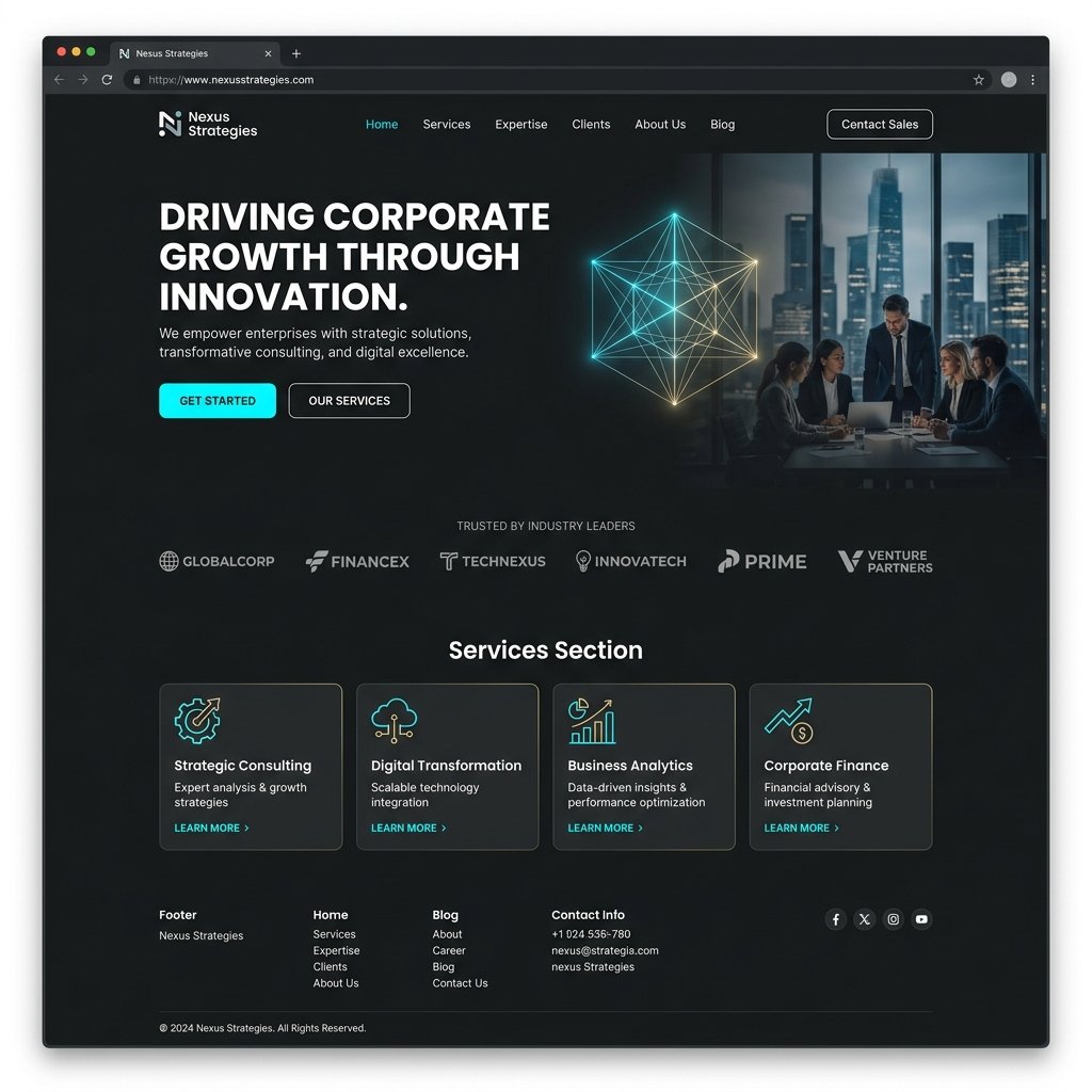 Business Landing Page